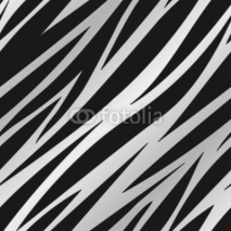 Obrazy i plakaty Zebra Print Silver