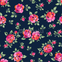 Fototapety cute seamless rose background