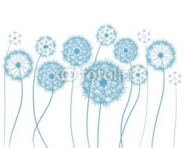 Naklejki flower dandelion sketch