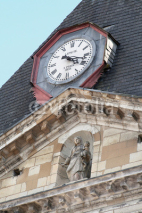la cathédrale et son horloge