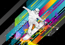 Obrazy i plakaty Snowboarder