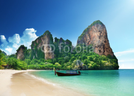 Fototapety Railay beach in Krabi Thailand