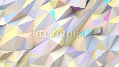 Pastel abstract triangles poly colors geometric background