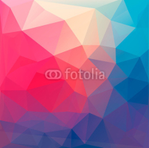 Naklejki Polygon abstract background. Vector.