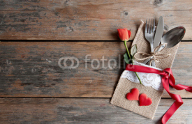 Valentines day meal background