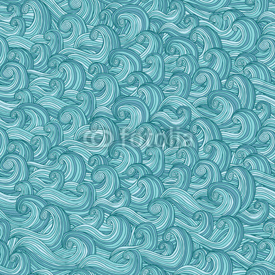 Savage Waves seamless pattern