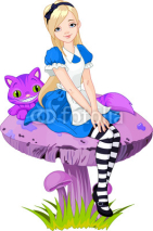 Naklejki Alice in Wonderland