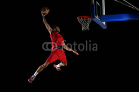 Naklejki basketball player in action