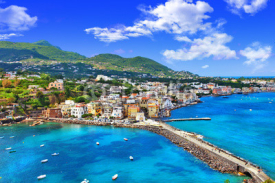 Fototapety beautiful Ischia isalnd - view from castel. Italy