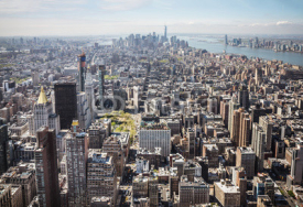 Naklejki Manhattan panorama at New York City