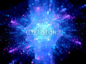 Naklejki Colorful explosion in space