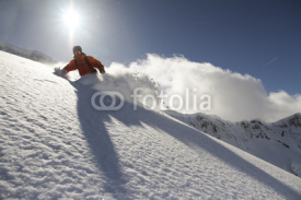 Fototapety Snowboard freerider