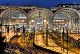 Fototapety Bahnhof Kiel