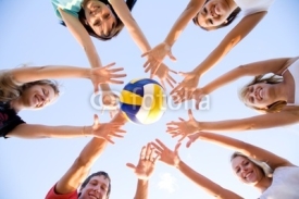 Naklejki volleyball on the beach
