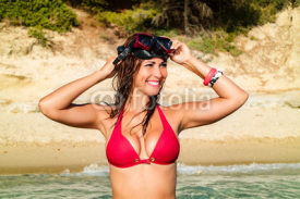 Fototapety Girl On The Beach