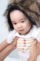 Obrazy i plakaty Beautiful smiling asian cute baby