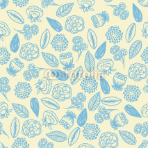 Fototapety Seamless floral pattern