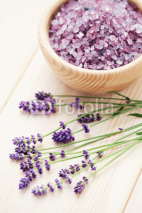 Naklejki lavender bath salt