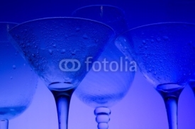 Naklejki Blue glass