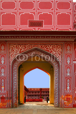 Entrance to City Palace, Jaipur, India