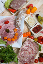 Fototapety choice of cold cuts