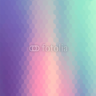 Pastels Color Flow Hexagonal Background.