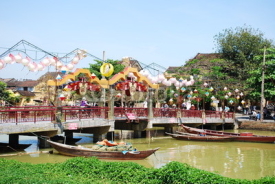 Naklejki Hoi An Brücke Vietnam
