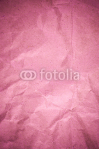 Naklejki Pink crumpled recycle paper background.