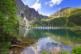 Fototapety Eye of the Sea lake in Tatra mountains, Poland