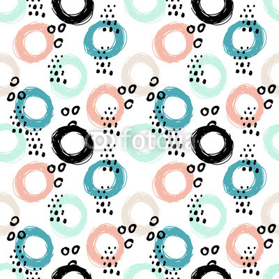 Hand Drawn Abstract Seamless Pattern