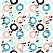 Hand Drawn Abstract Seamless Pattern