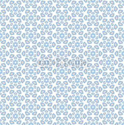 Winter blue textile pattern