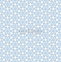 Fototapety Winter blue textile pattern