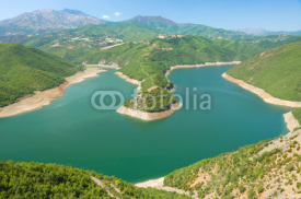 Fototapety Fierza Lake, Albania
