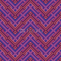 Fototapety Abstract Ethnic Seamless Geometric Pattern. Vector Illustration 