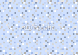Obrazy i plakaty Geometry blue serenity background vector seamless pattern. Endless texture can be used for printing onto fabric and paper or invitation. Pattern swatches included in file.