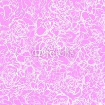 Obrazy i plakaty Floral background with roses. Seamless pattern