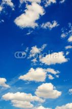Naklejki Bright blue sky in summer day