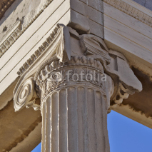 Obrazy i plakaty ancient greek  ionian order column detail
