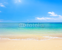 Naklejki beach and tropical sea