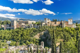Fototapety Famous Alhambra palace, Granada, Spain.