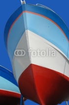 Fototapety proue d'un bateau nouvellement peint