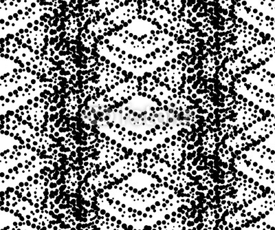 Pointillism style seamless pattern