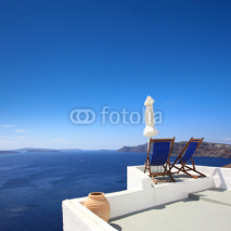 Obrazy i plakaty Grèce / Santorin - Terrasse
