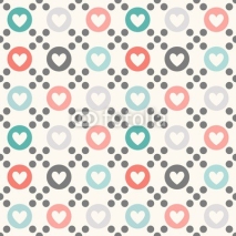 Obrazy i plakaty Love Seamless pattern vector template