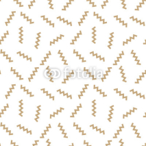 Naklejki Abstract geometric gold deco art memphis fashion pattern
