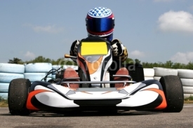 Fototapety pilote de karting