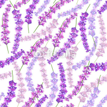 Naklejki Lavender seamless pattern