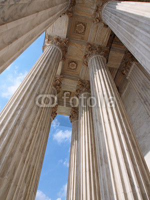 Marble columns of US Supreme Court