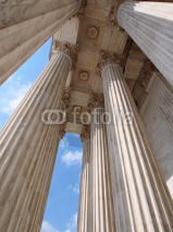 Fototapety Marble columns of US Supreme Court
